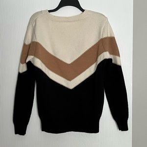 Color block sweater